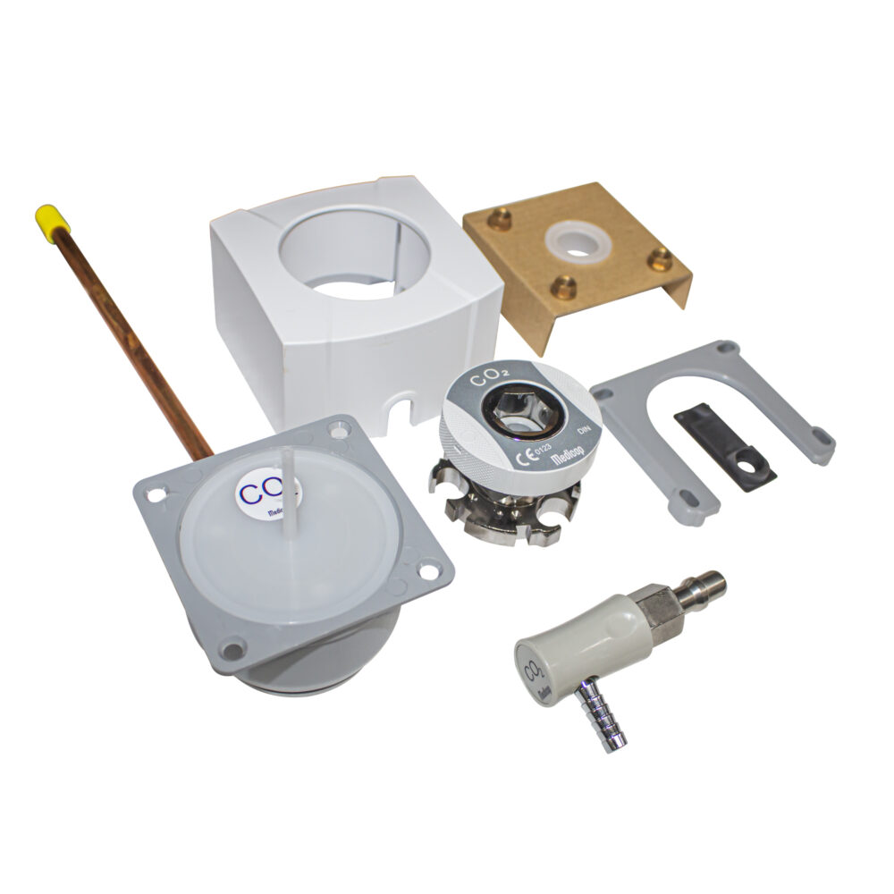 Розетка газовая SMARTLET DIN, углекислый газ (настенная), 1035005