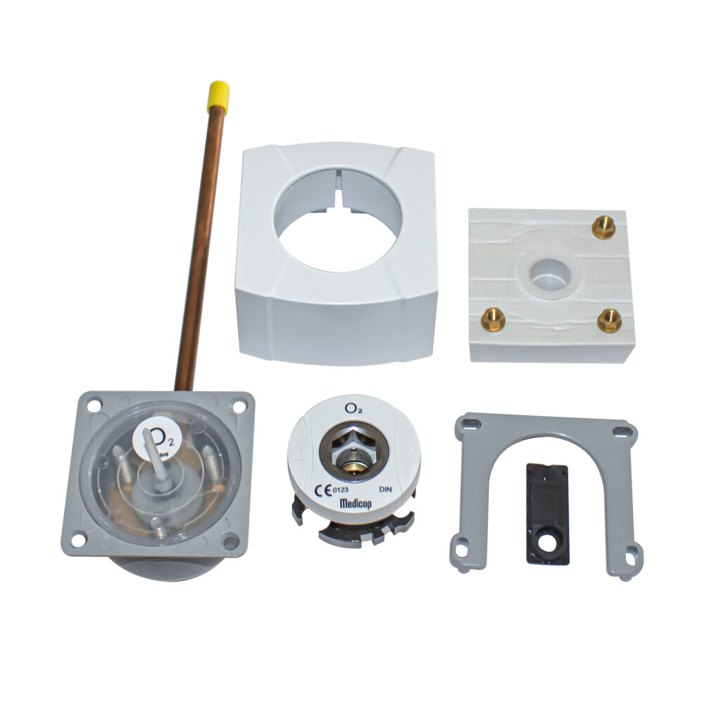 Розетка газовая SMARTLET; DIN, кислород (настенная), 1035001