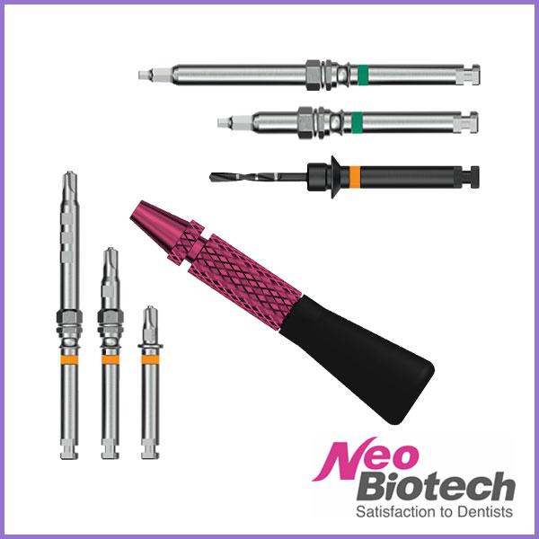 Викрутки та фрези з набору EZ-GBR Kit